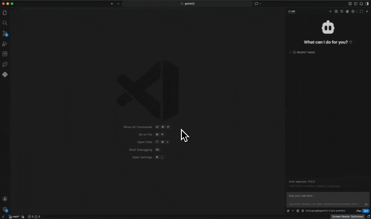 Manage Cline Rules and Workflows Interface