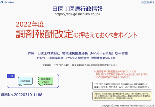 2022年度 調剤報酬改定セミナー