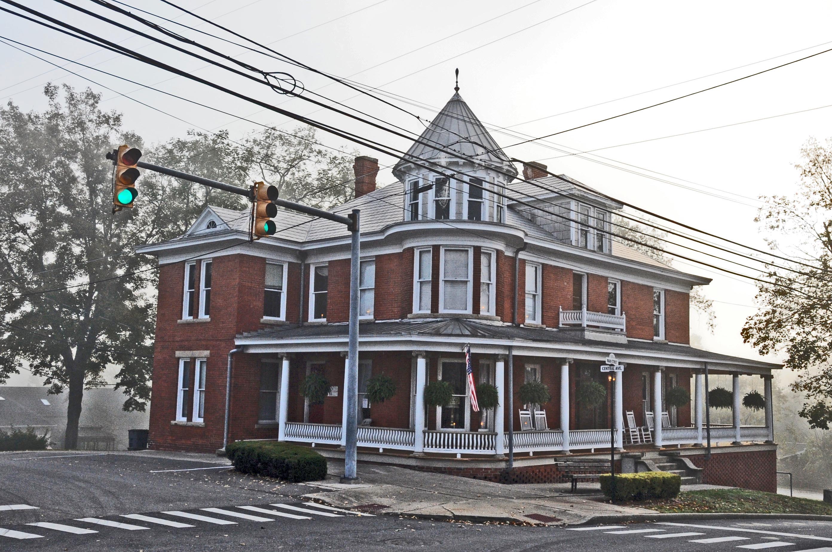 This is the outside view of the Thornburg House.