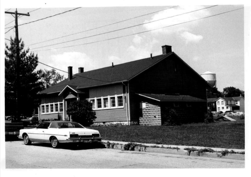 The school from the right circa 1979