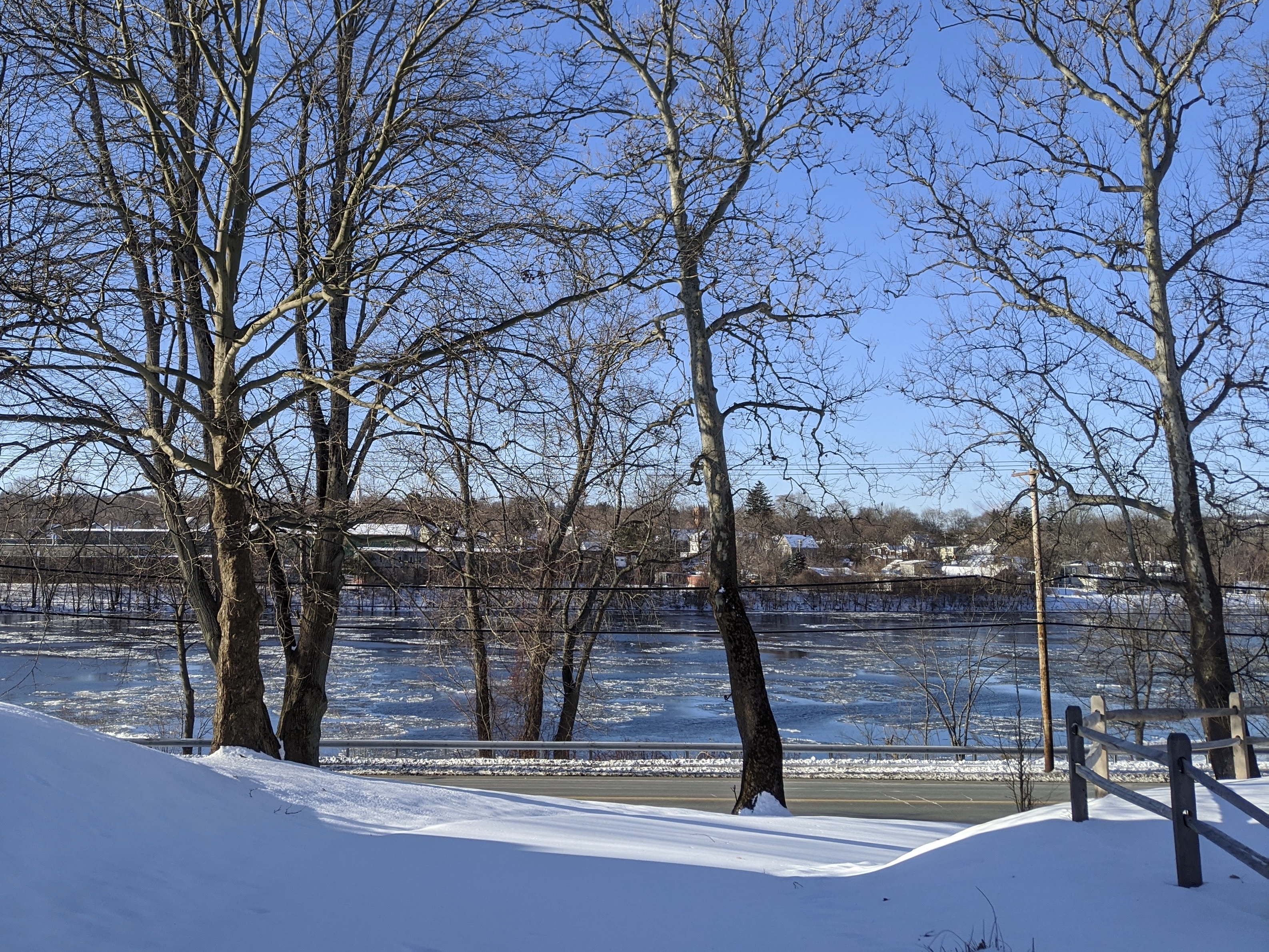 Merrimack River in Winter