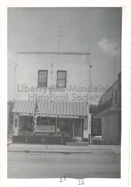 Lund's Restaurant, 1957