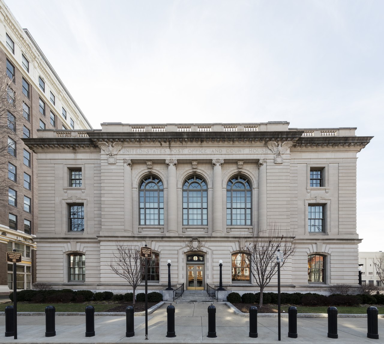 Exterior of the federal building