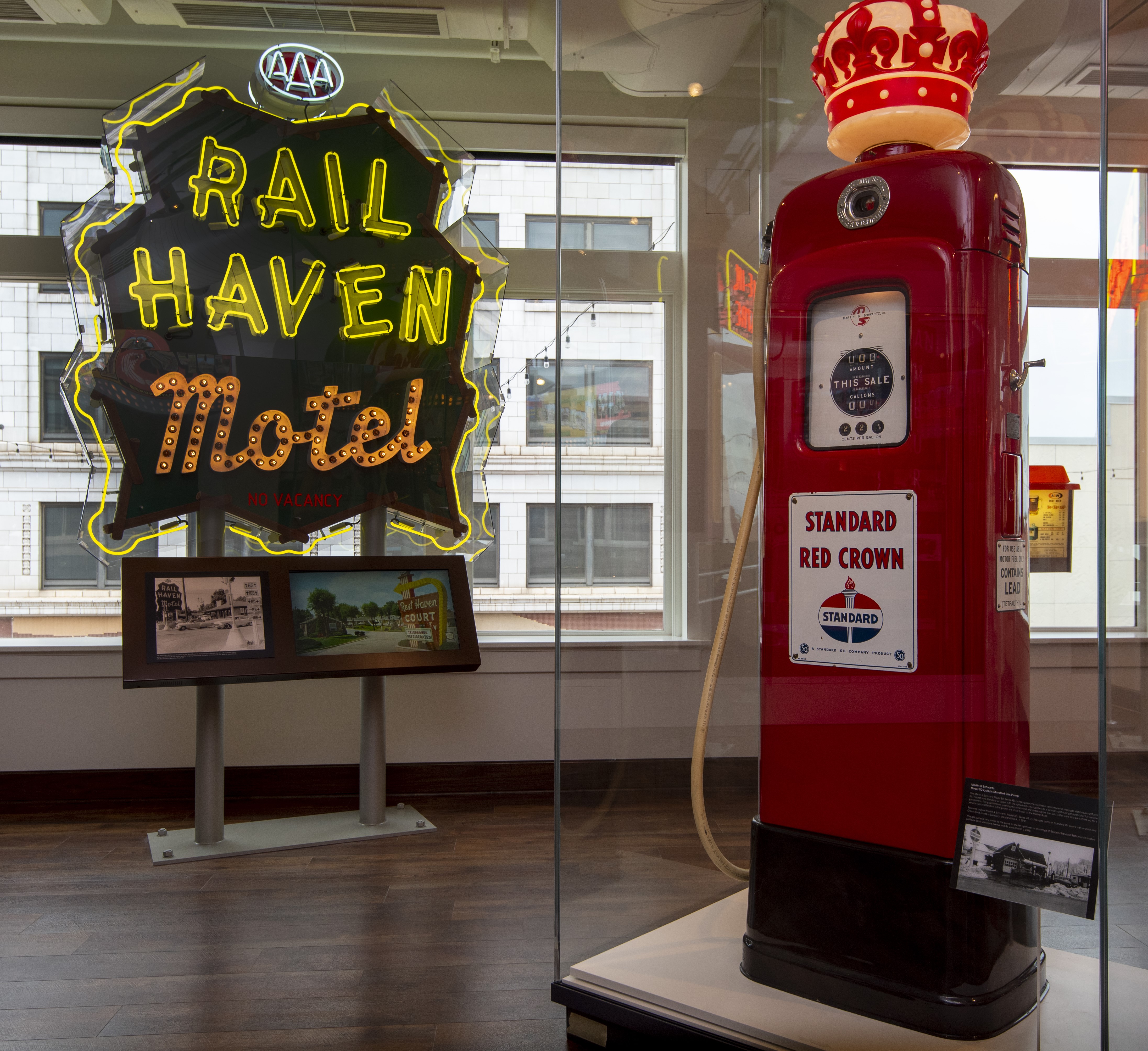 Rail Haven Motel & Standard Gas Pump