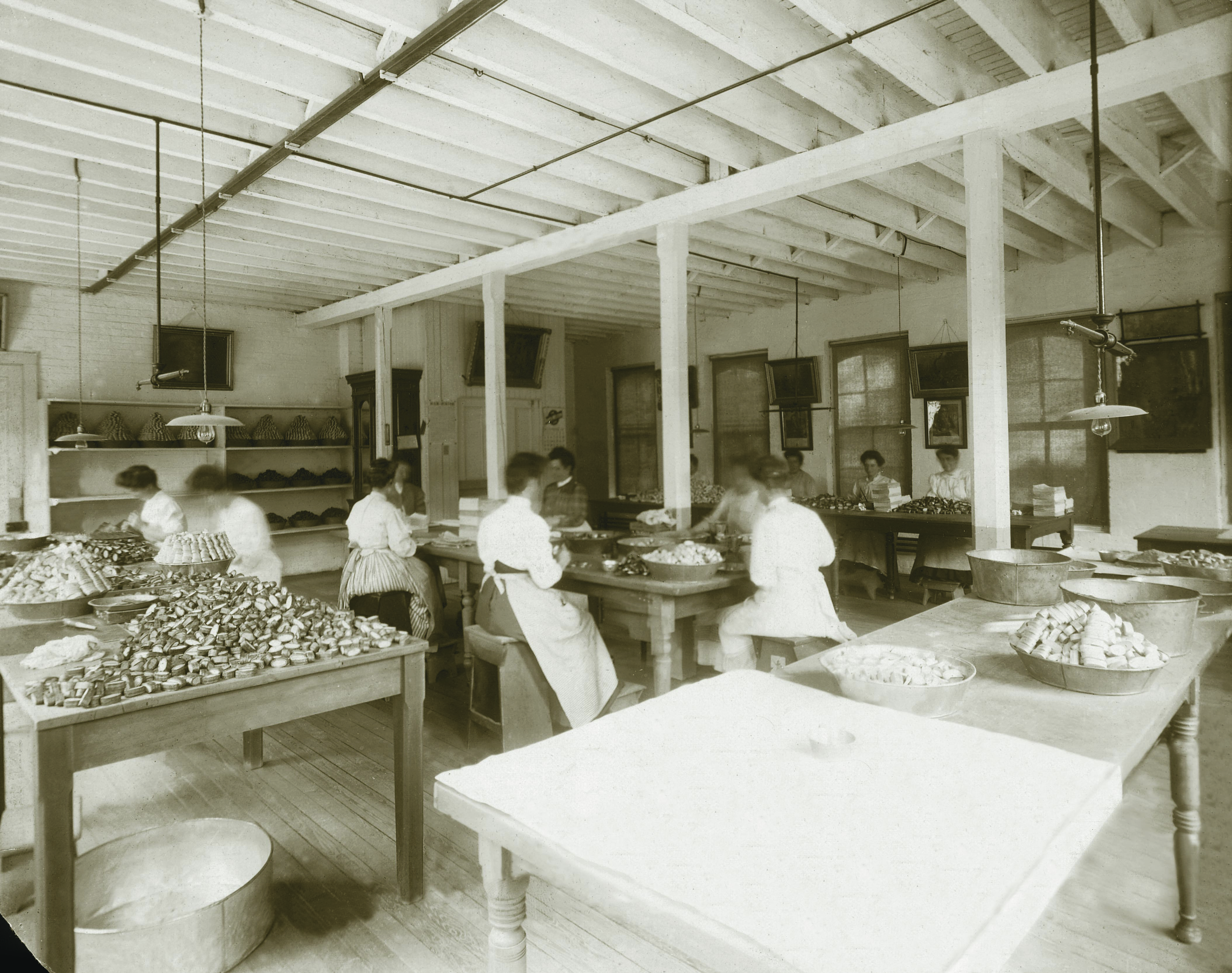 Workers Packing Pills