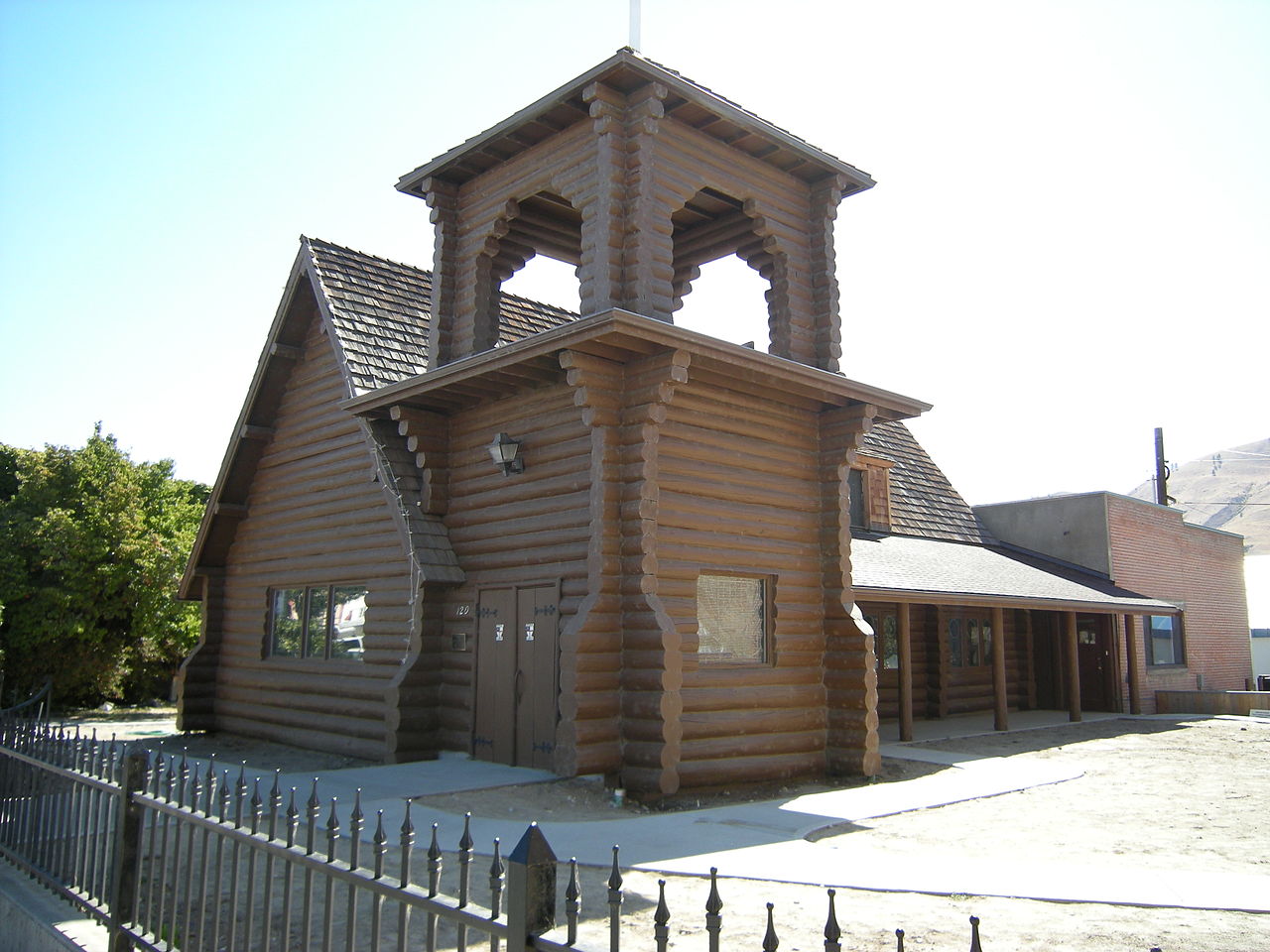 Built in 1898, St. Andrew's Episcopal Church is believed to be the oldest log church in the state still used by the same congregation.