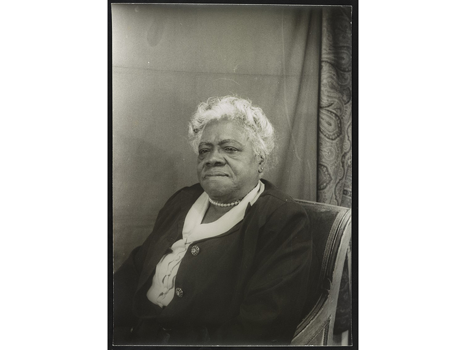 Mary McLeod Bethune in her later years (c. 1949)