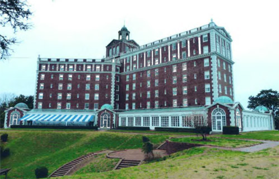 The exterior of the Cavalier Hotel.