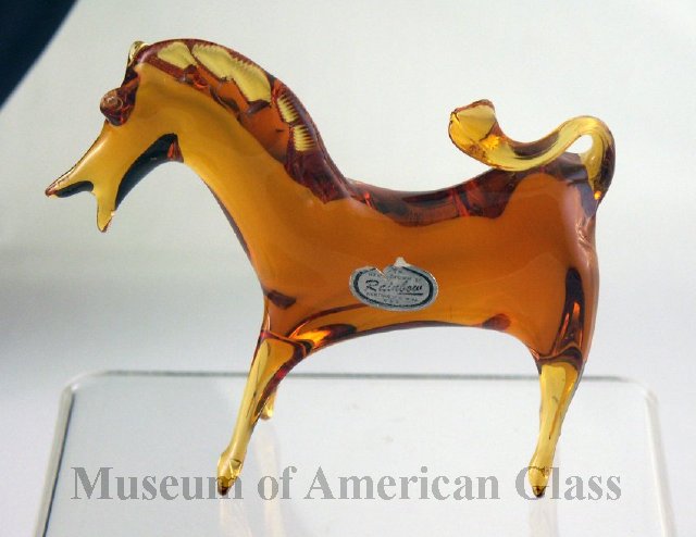 Amber horse figurine, circa 1970s