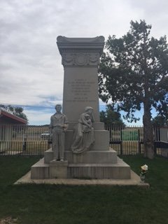 United Mine Workers of America built this monument in 1918 to honor the victims of the Ludlow Massacre. 