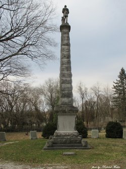 The cemetery is adjacent to the Calvary Catholic on the West and Knox County’s Pauper (Belleview) Cemetery to the East.  