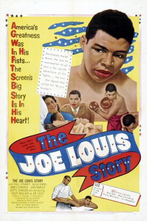 "The Joe Louis Story" is a 1953 American film directed by Robert Gordon.
This biographical movie tells the story of Joe Louis rising from poverty, and becoming known as the "Brown Bomber" - Heavyweight Champion of the world.