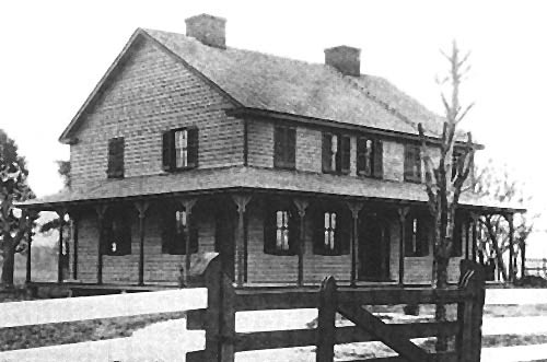 View of house during 1860s