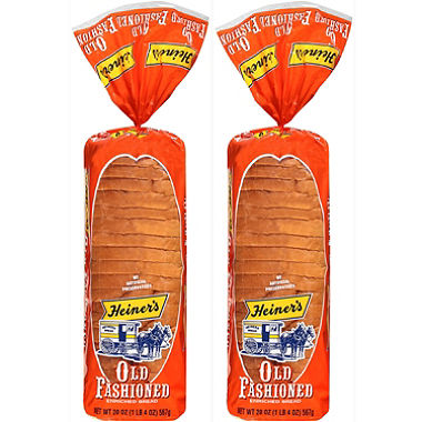 Loaves of Heiner's Old Fashioned bread