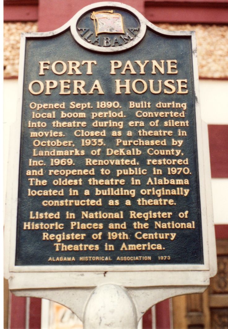 Historic Fort Payne Opera House Clio