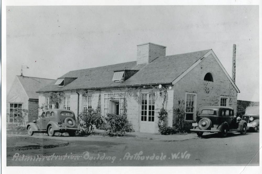 The Administration building in the early 1940s