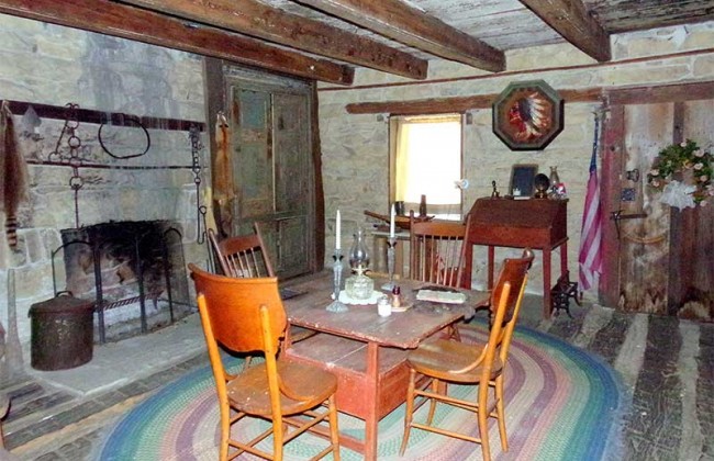 The home is full of period furnishings and used for a variety of community events 