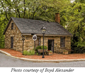 The Mill House Museum contains exhibits as well as a small library.