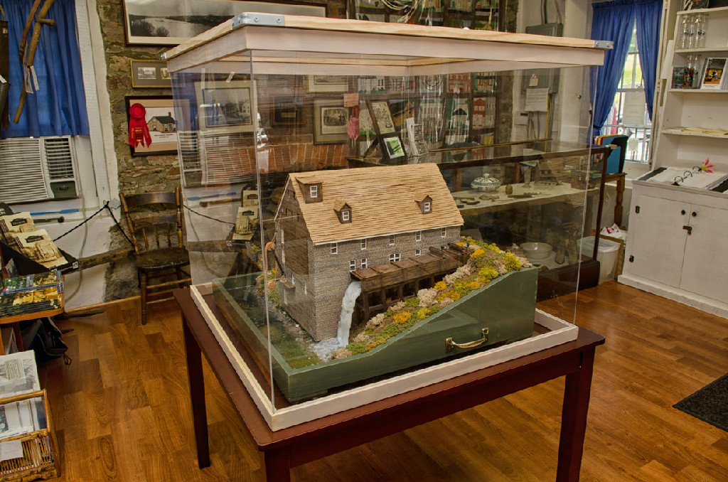 This model shows how the mill may have looked at the peak of its operations.