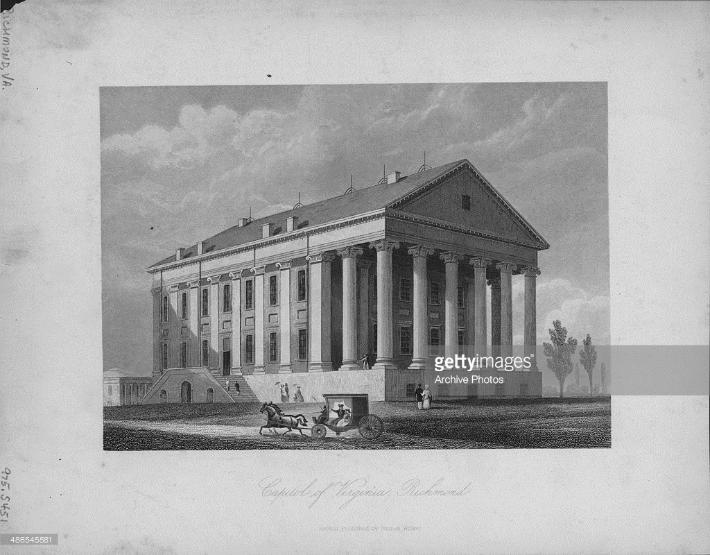 Another drawing, circa 1790-1800. Courtesy of Getty Images Archive Photos