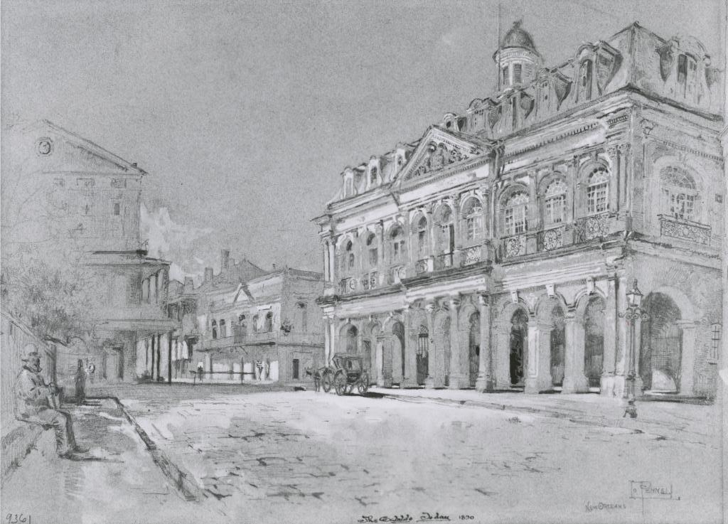 The Cabildo in 1890. Courtesy of Louisiana State Museum.