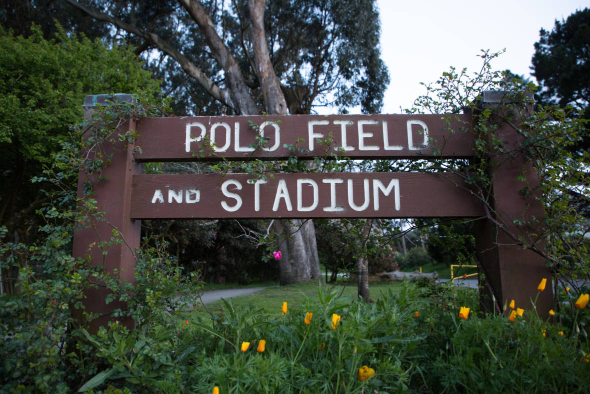 Polo Fields Entrance Sign, Golden Gate Park