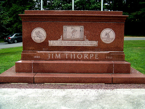 Tombstone for James Francis "Jim" Thorpe