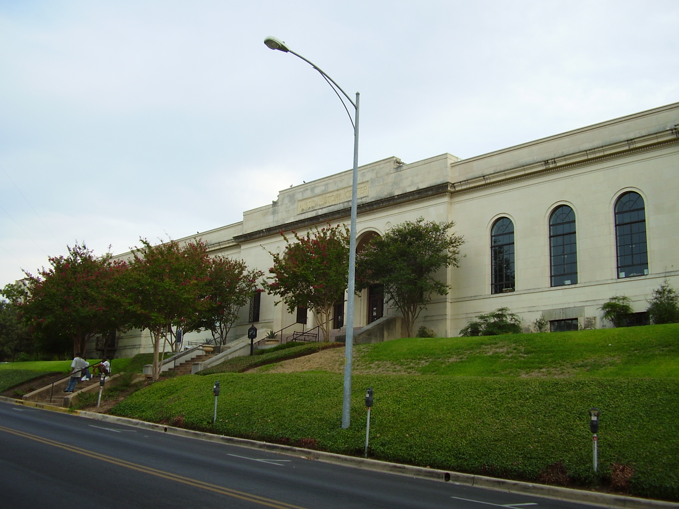 Austin History Center street view.