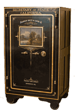 An antique safe
