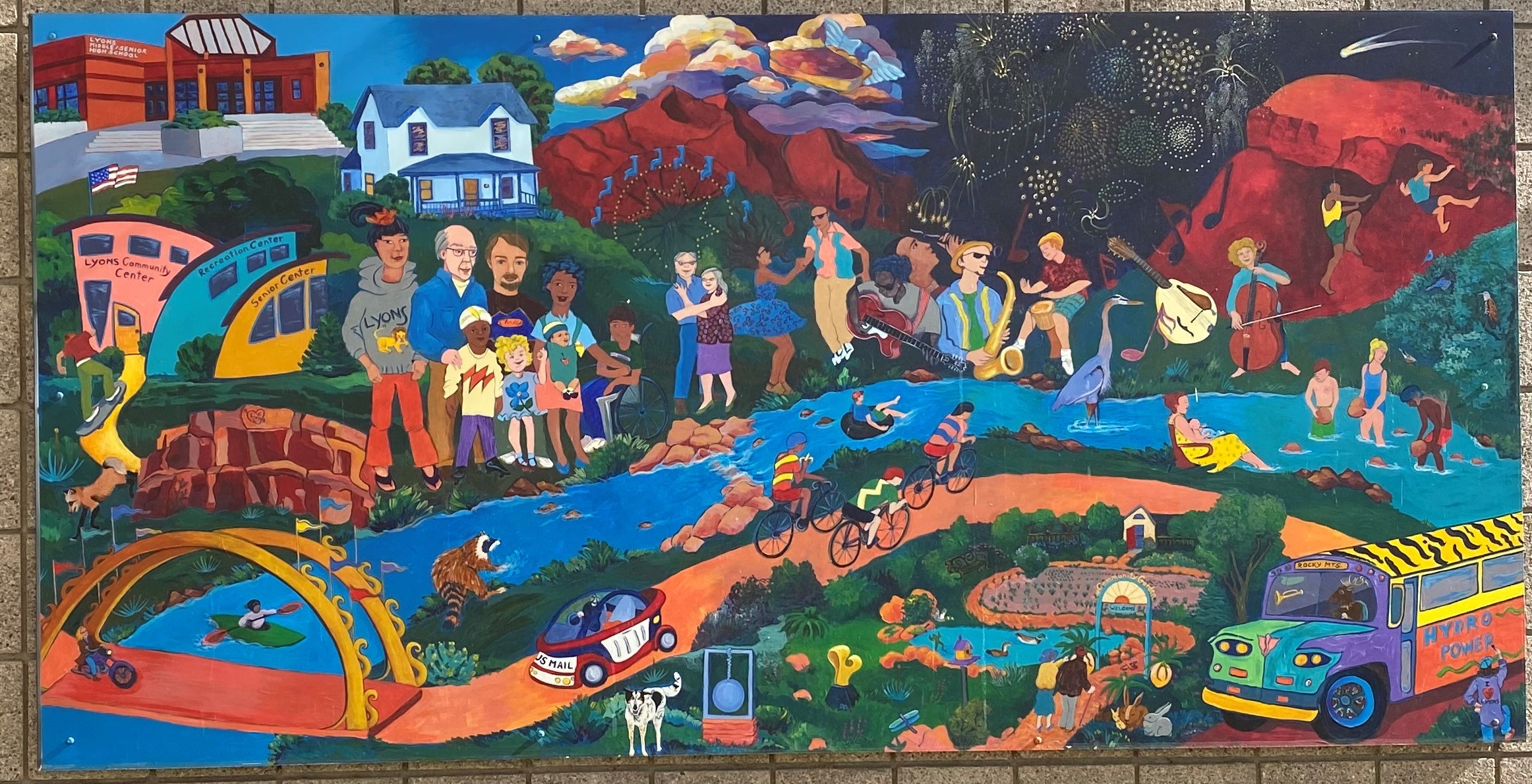 Lyons Mural; Past, Present, and Future