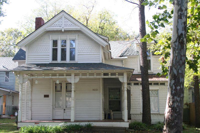 Photo of east elevation of Benedict House in 2008 (Kansas Historical Society, Kansas Historic Resources Inventory)
