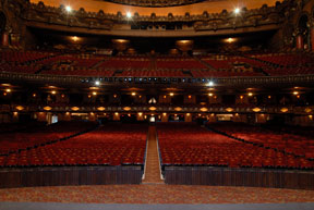 A view of the theatre from the stage