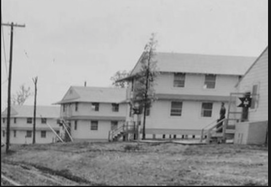 Barracks built at Fort Leonard Wood during WWII