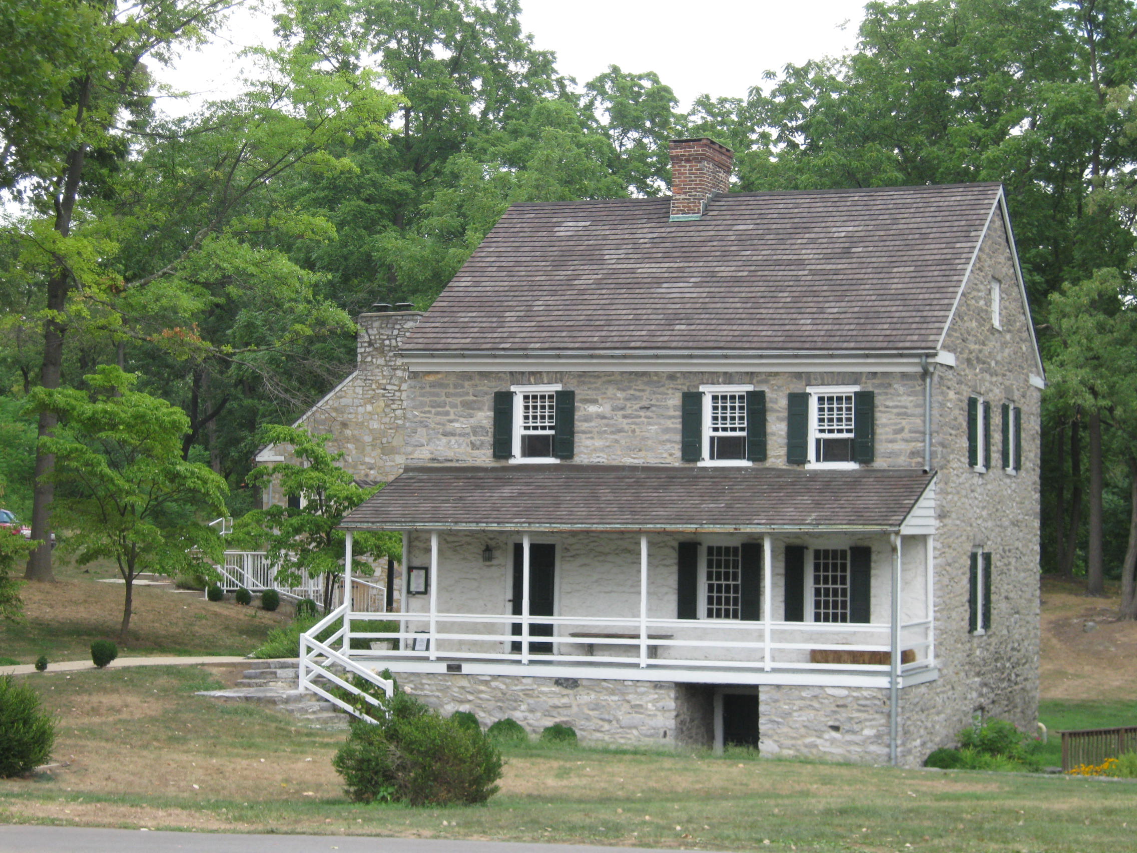 Built around 1740, the Hager House contains exhibits about life in the colonial period and early republic, complete with authentic furnishings from the period.