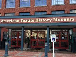 The entrance to the American Textile History Museum