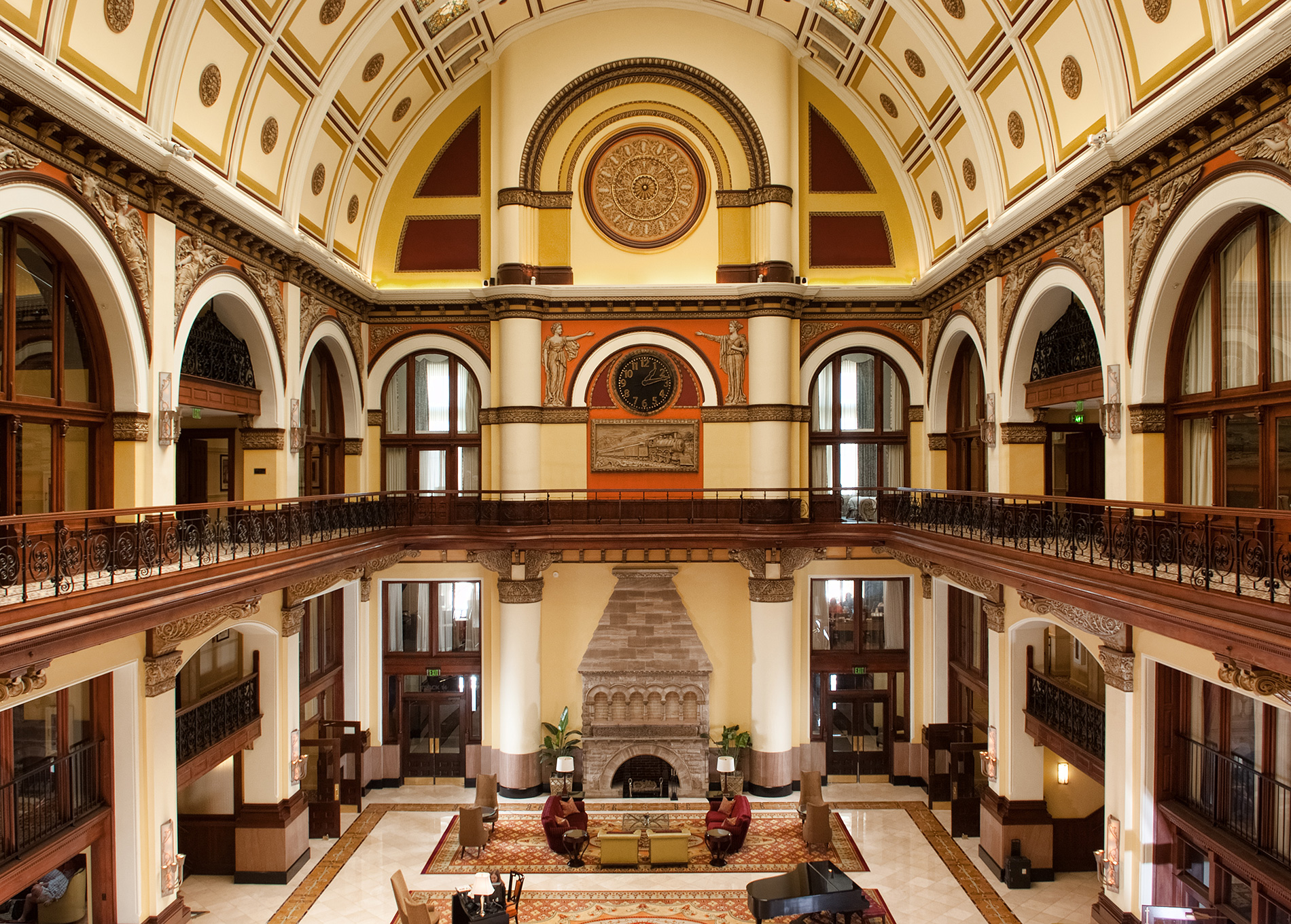 Interior view of the Union Station Hotel