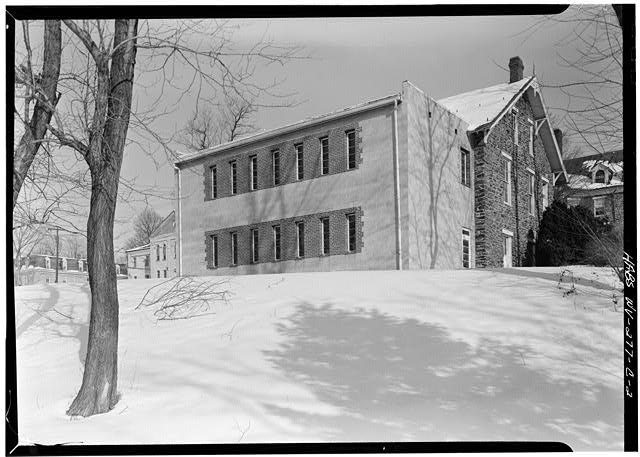 Building, Window, Snow, Black-and-white