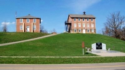 Chester Courthouse and Academy with Markers in View