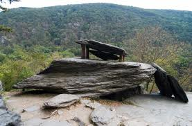 Jefferson stood here to admire the view during an expedition to this part of Virginia shortly after the Revolutionary War.