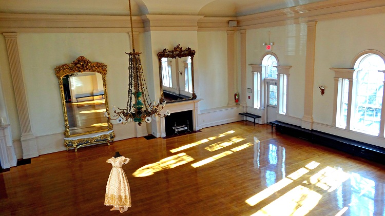 Ball Room at the Hamilton Hall. 