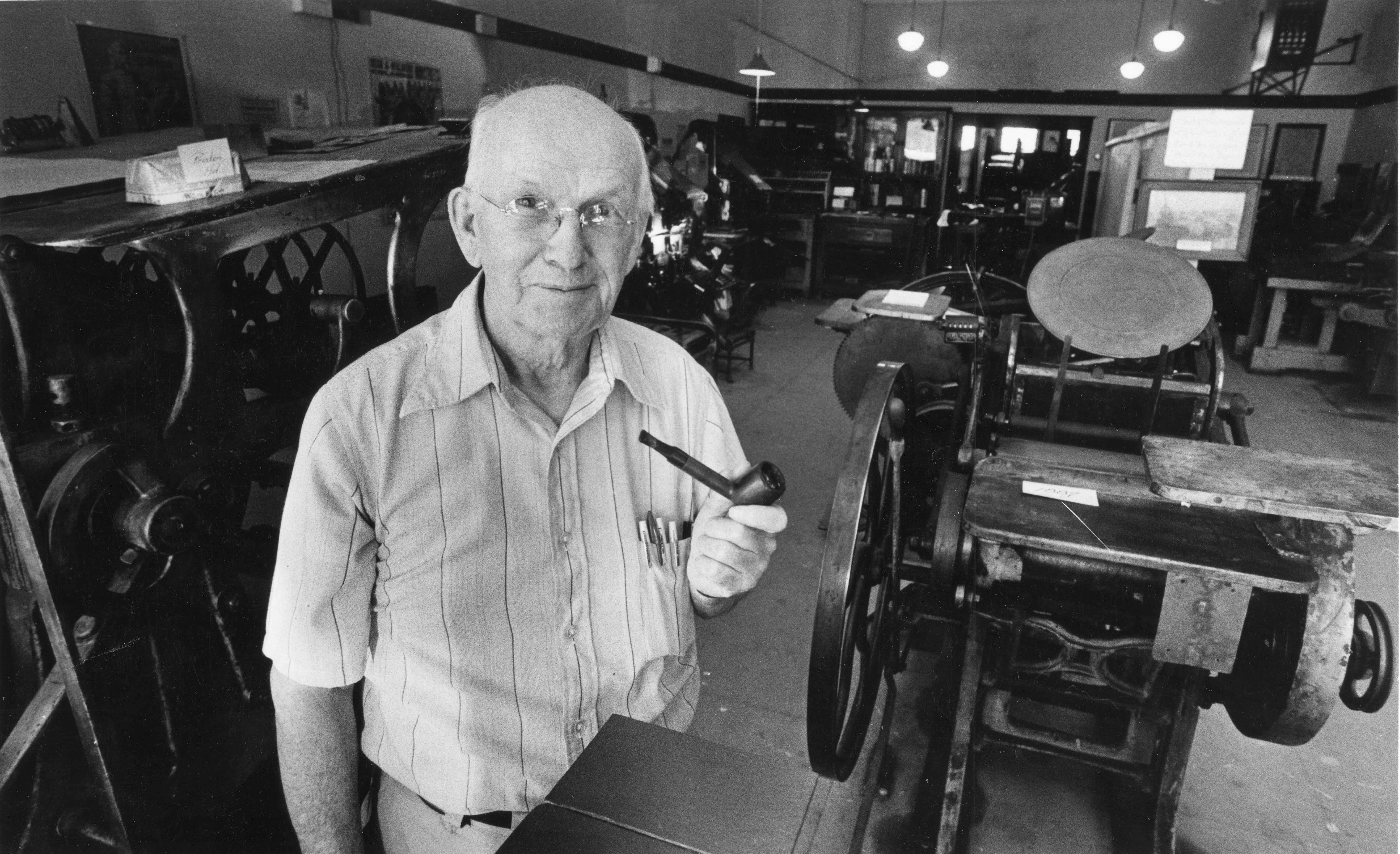 Roy Chatters in 1984. Credit: Whitman County Historical Society