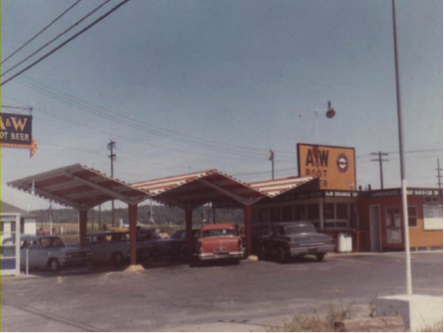 1960s Picture of the Root Beer Stand