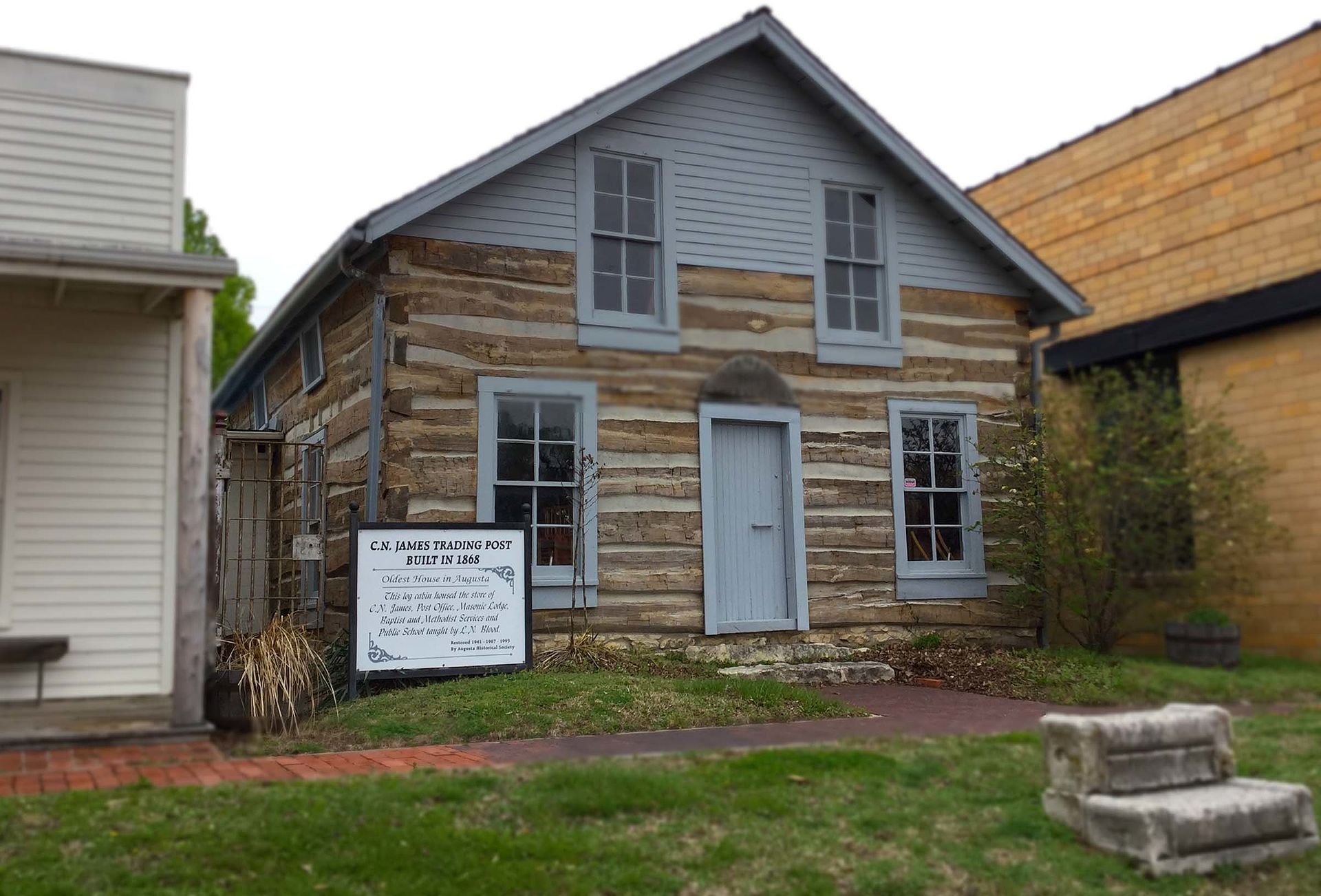 The Chester N. James House played an important role in Augusta's early history.