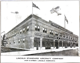 Rendering of the Lincoln Standard Aircraft Company, Inc.
