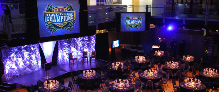 The inside of the San Diego Hall of Champions. Photo by balboapark.org.