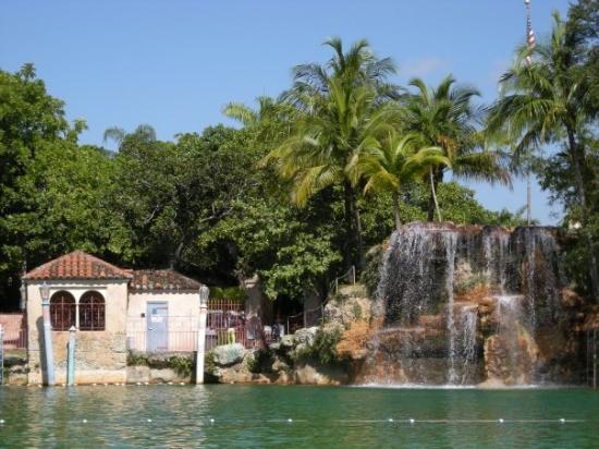 The waterfall at the Venetian Pool.