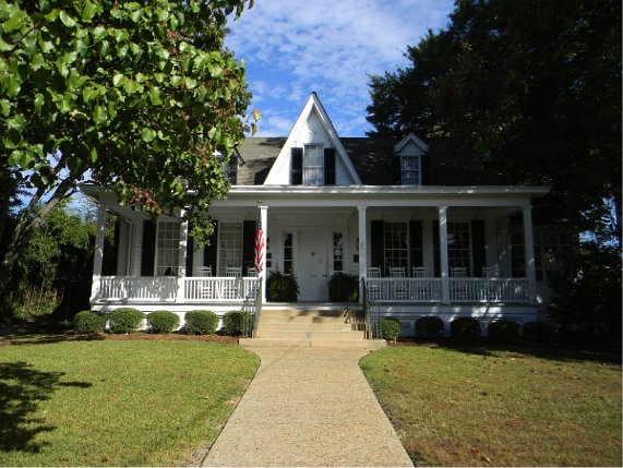 Poet and Musician Sidney Lanier was born in this home in Macon, GA.
