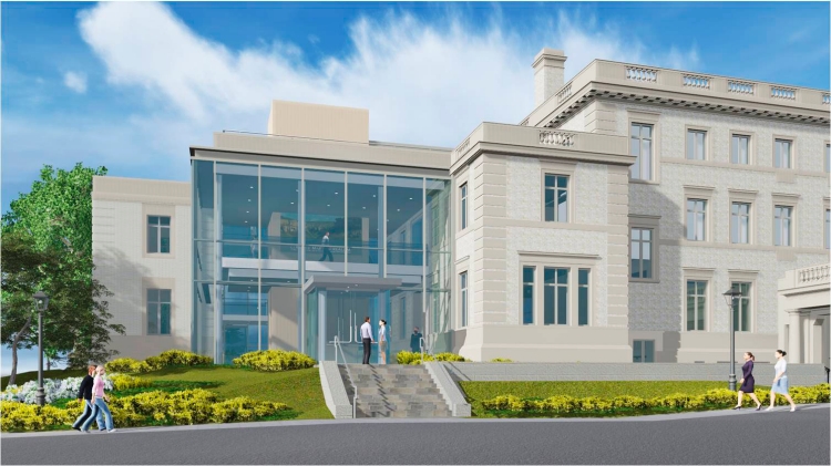The McMullen Museum of Art opens its new space at 2101 Commonwealth Avenue in 2016. (Image courtesy of DiMella Shaffer Associates)