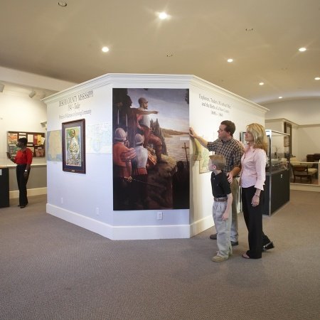 One of the exhibits inside the museum