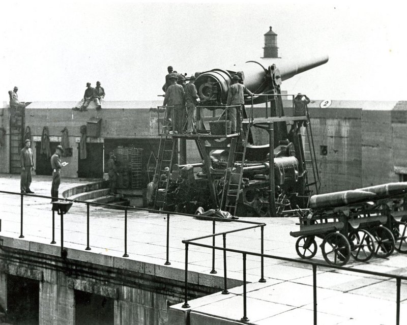 12-inch gun, Battery Blair, Fort Williams